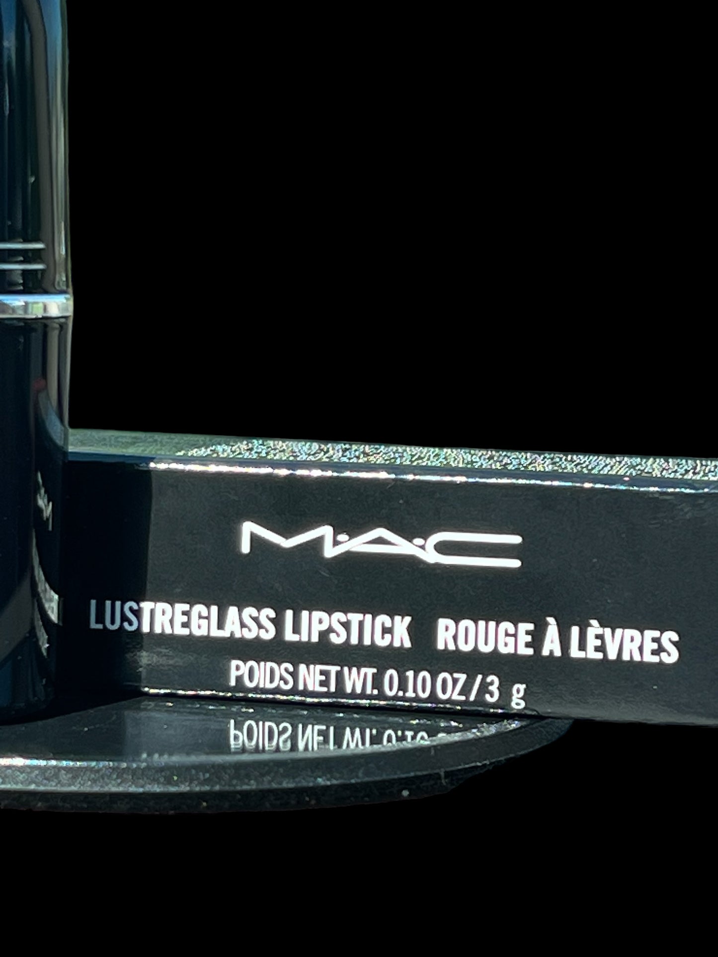 MAC Lustreglass Lipstick in BEAM THERE, DONE THAT