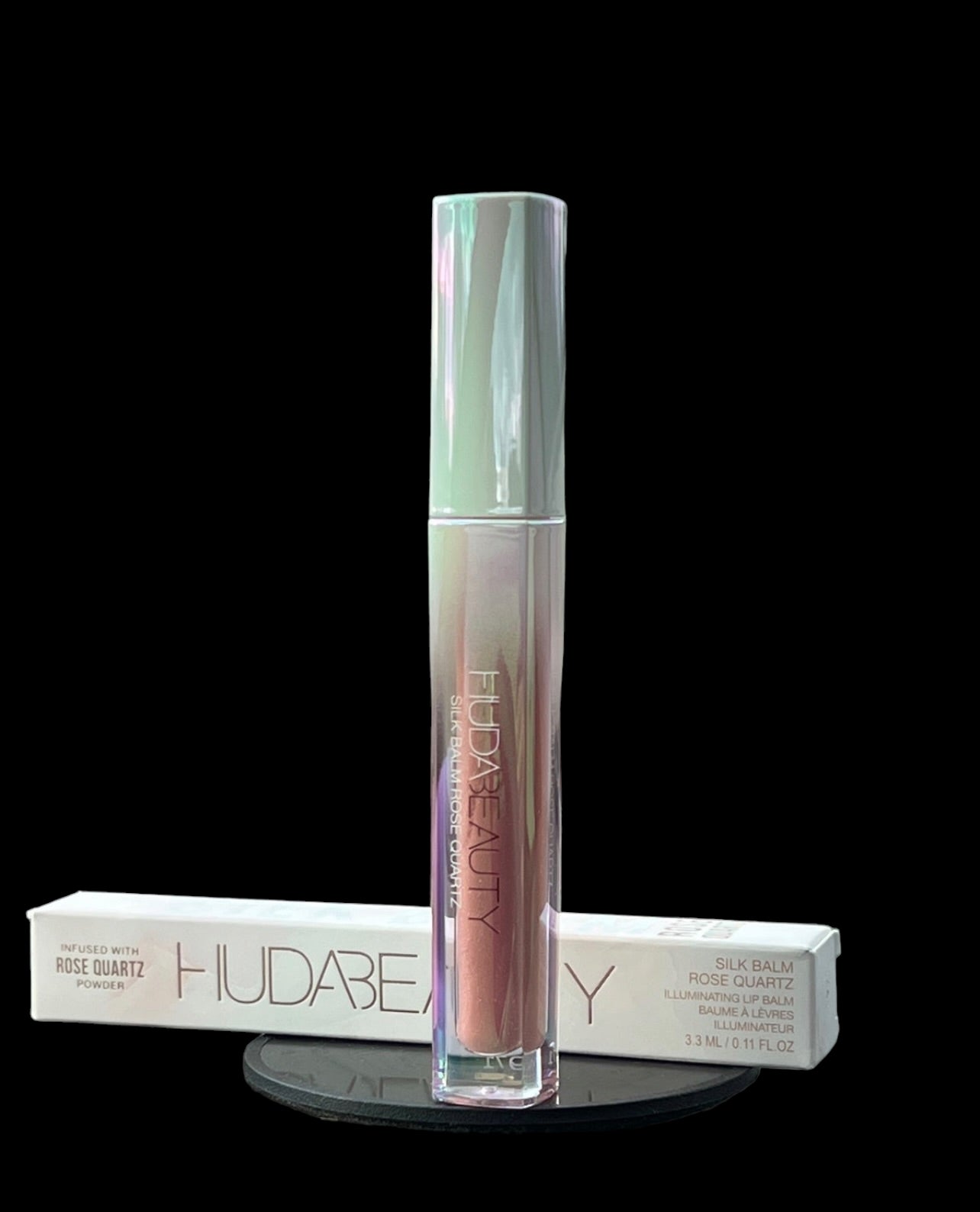 Huda Rose Quartz Illuminating Lip Balm