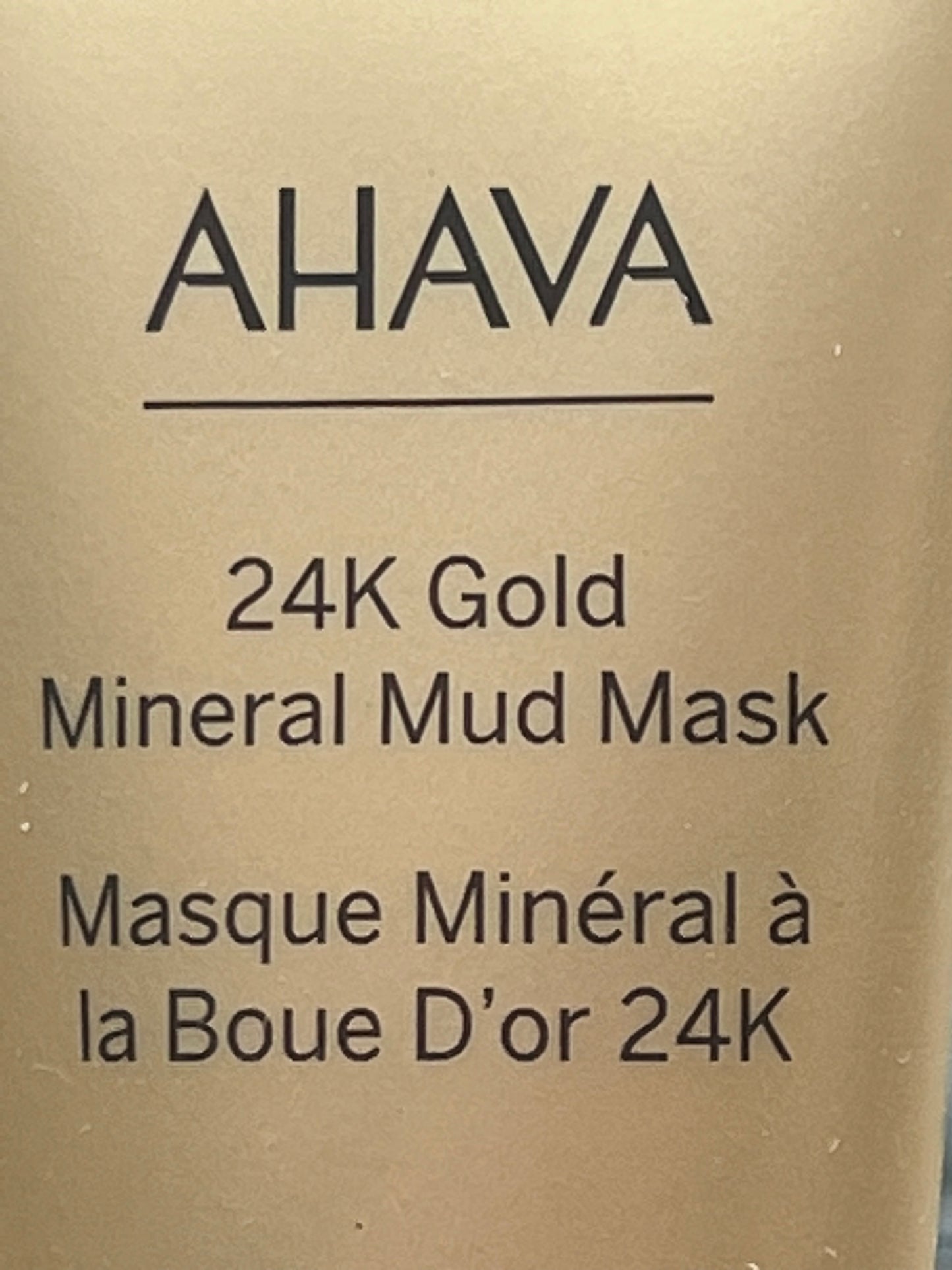 AHAVA 24k Gold Mineral Mud Mask